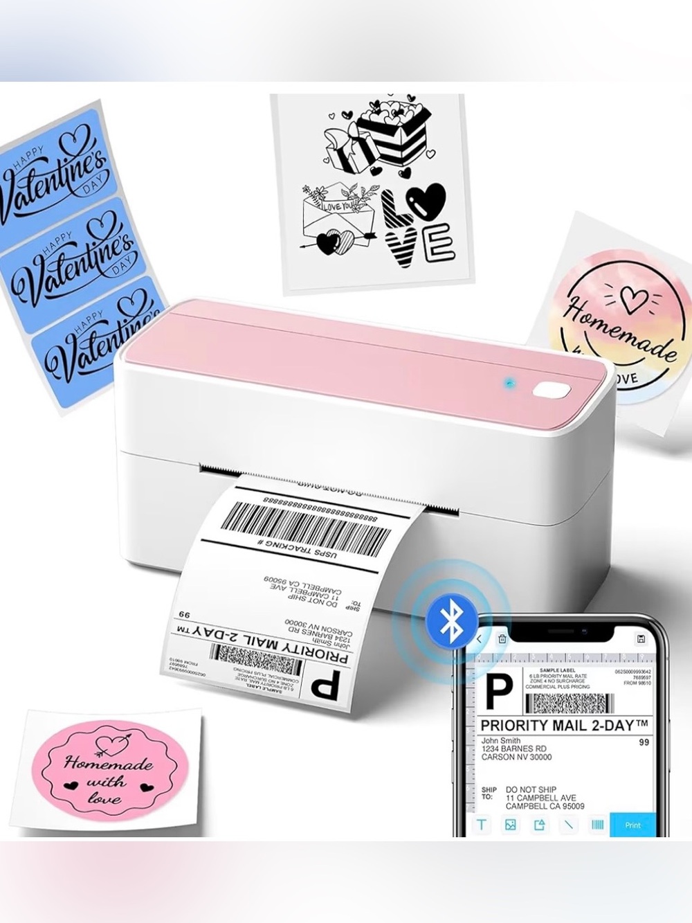 Phomemo label printer 241BT works! Mini